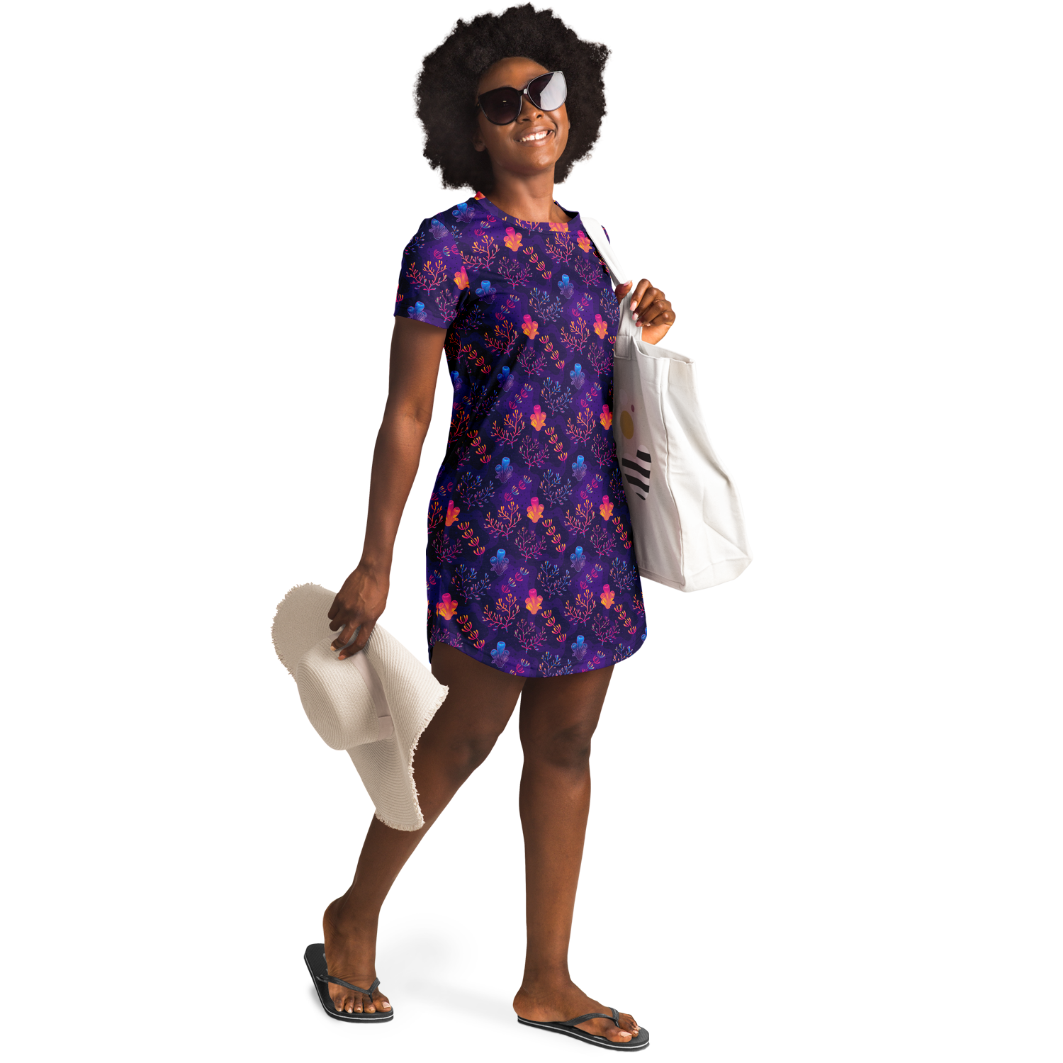 coral t shirt dress Girls' Neon Coral T-shirt Dress Size: 6-12m By Mila & Rose