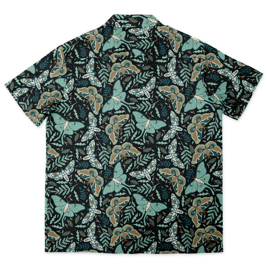 Cottagecore butterflies Short Sleeve Button-Down Comfort Shirt - NeoSkull