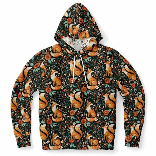 Foxes Nature-Inspired hoodie