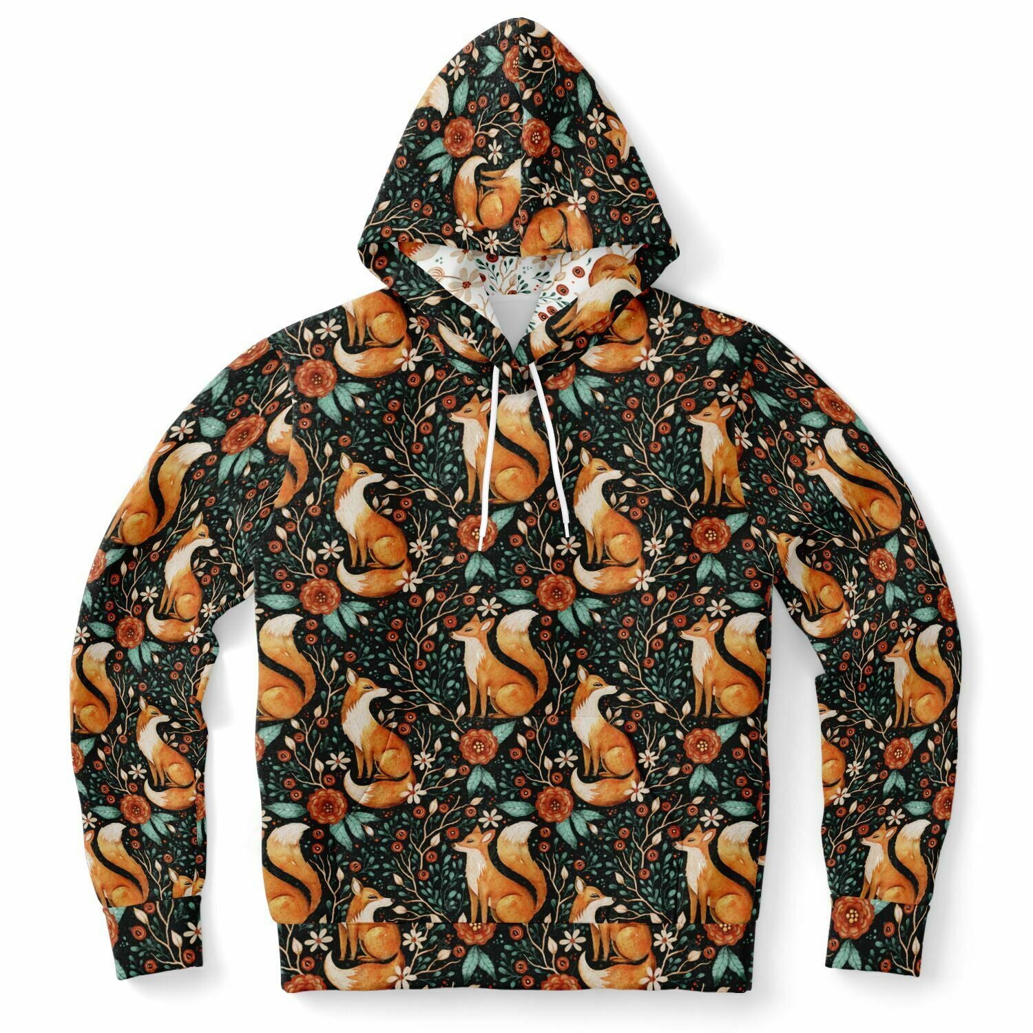 Foxes Nature-Inspired hoodie