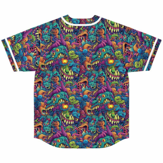 Chaos of Creatures Baseball Jersey - NeoSkull
