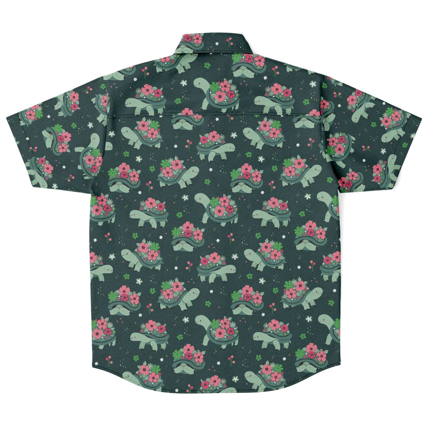 Happy Turtles Short Sleeve Button-up Shirt - NeoSkull