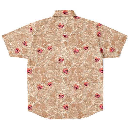 Eerie Physali Short Sleeve Button-up Shirt - NeoSkull