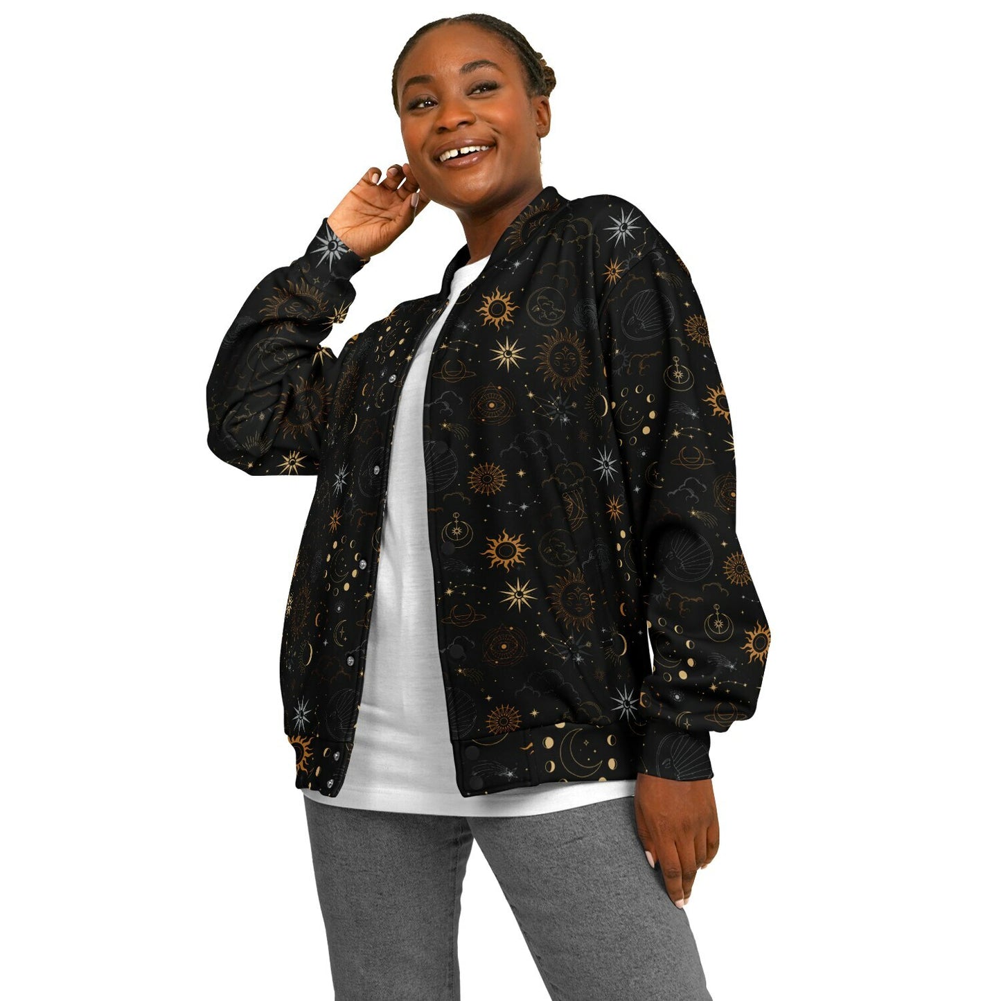Dark Celestial Baseball Jacket