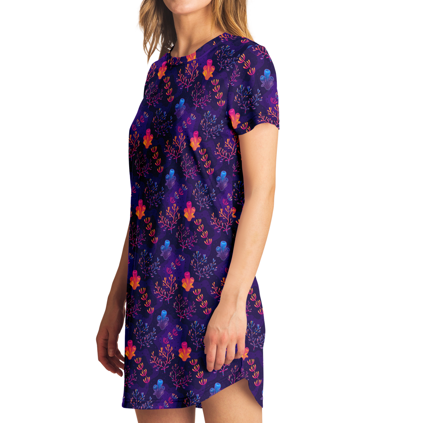 Coral Reef T-Shirt Dress