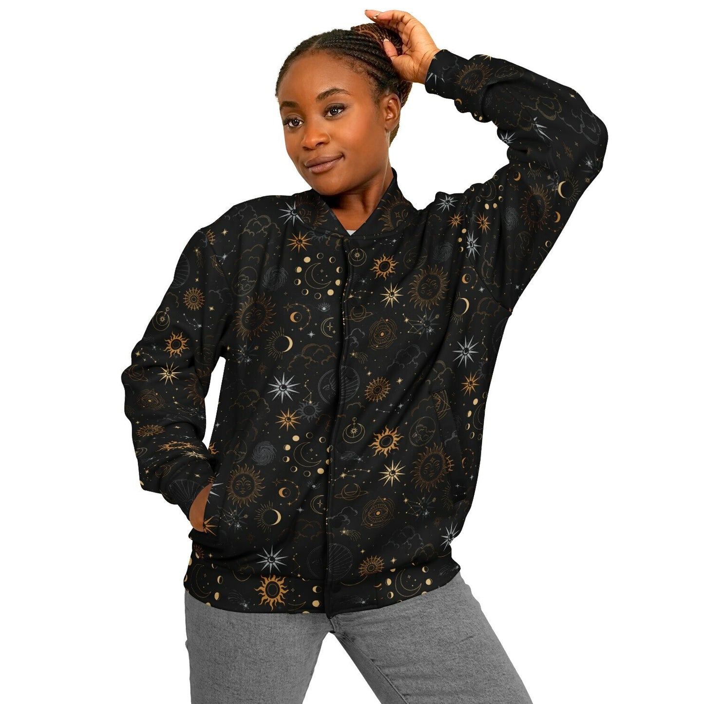 Dark Celestial Baseball Jacket