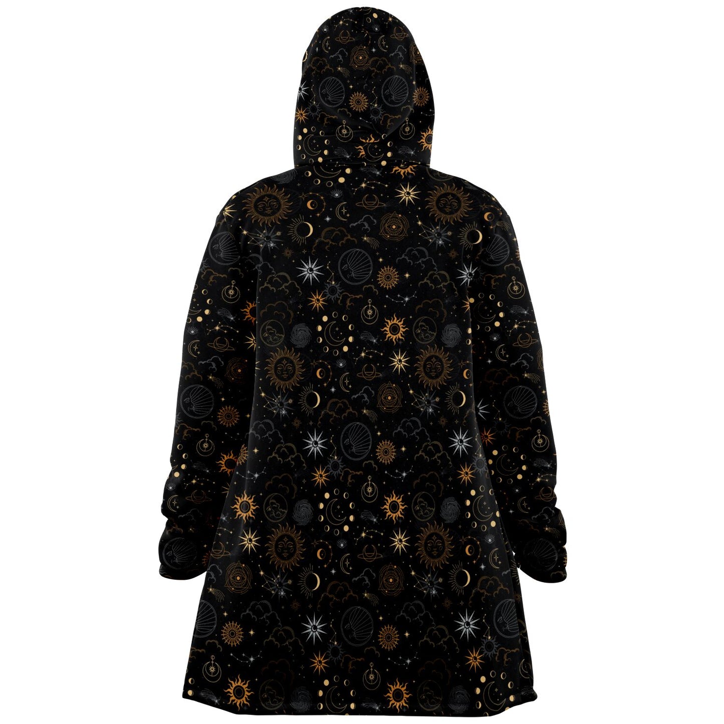 Celestial Black Microfleece Cloak - NeoSkull