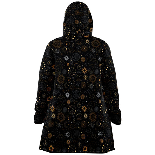 Celestial Black Microfleece Cloak - NeoSkull