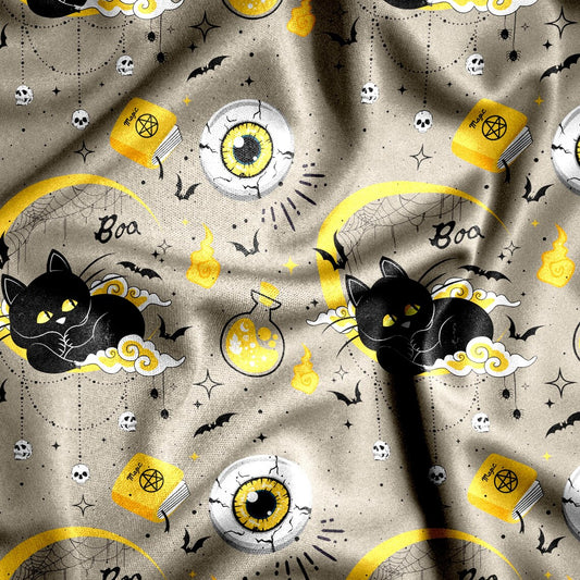 BooCat Short Sleeve Button-up Shirt - NeoSkull