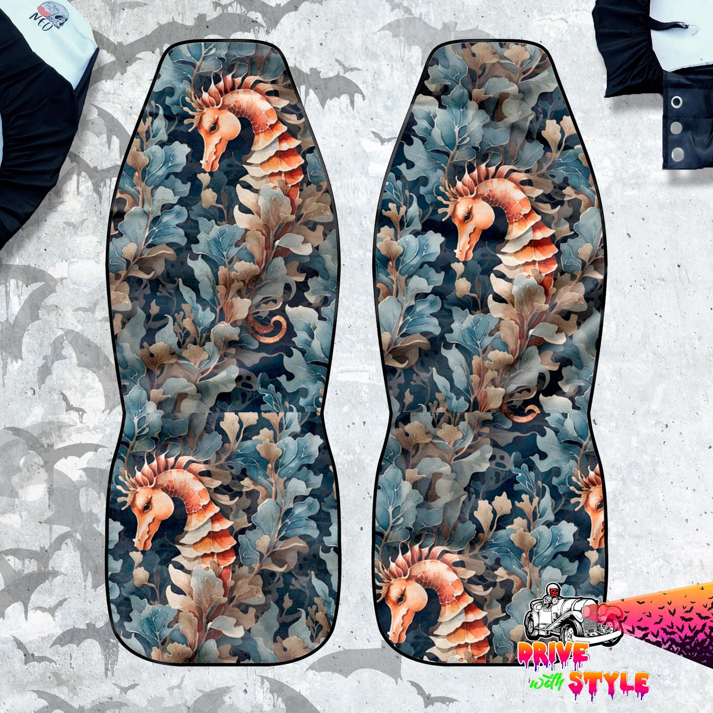 Seahorse Car Seat Cover Set