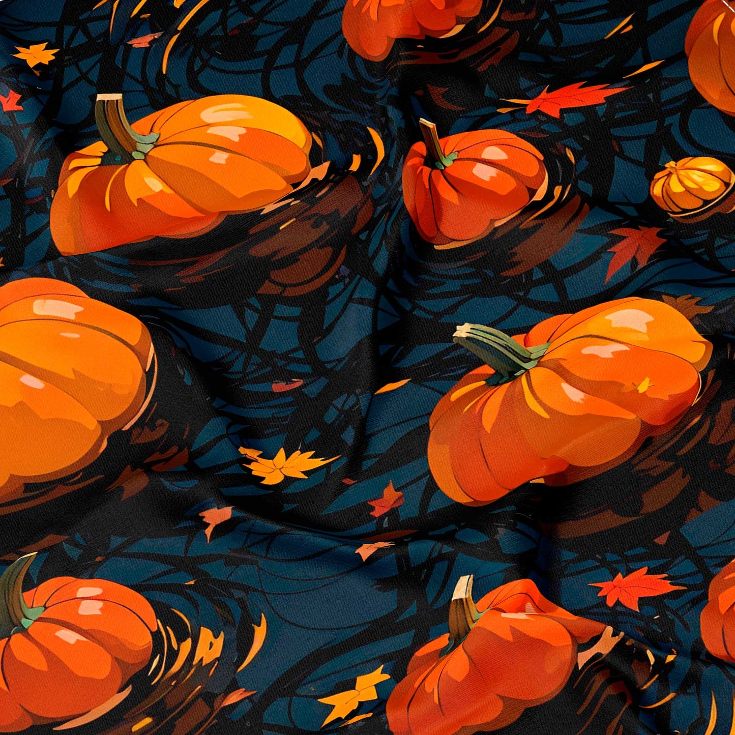 Floating Halloween Short Sleeve Button-up Shirt