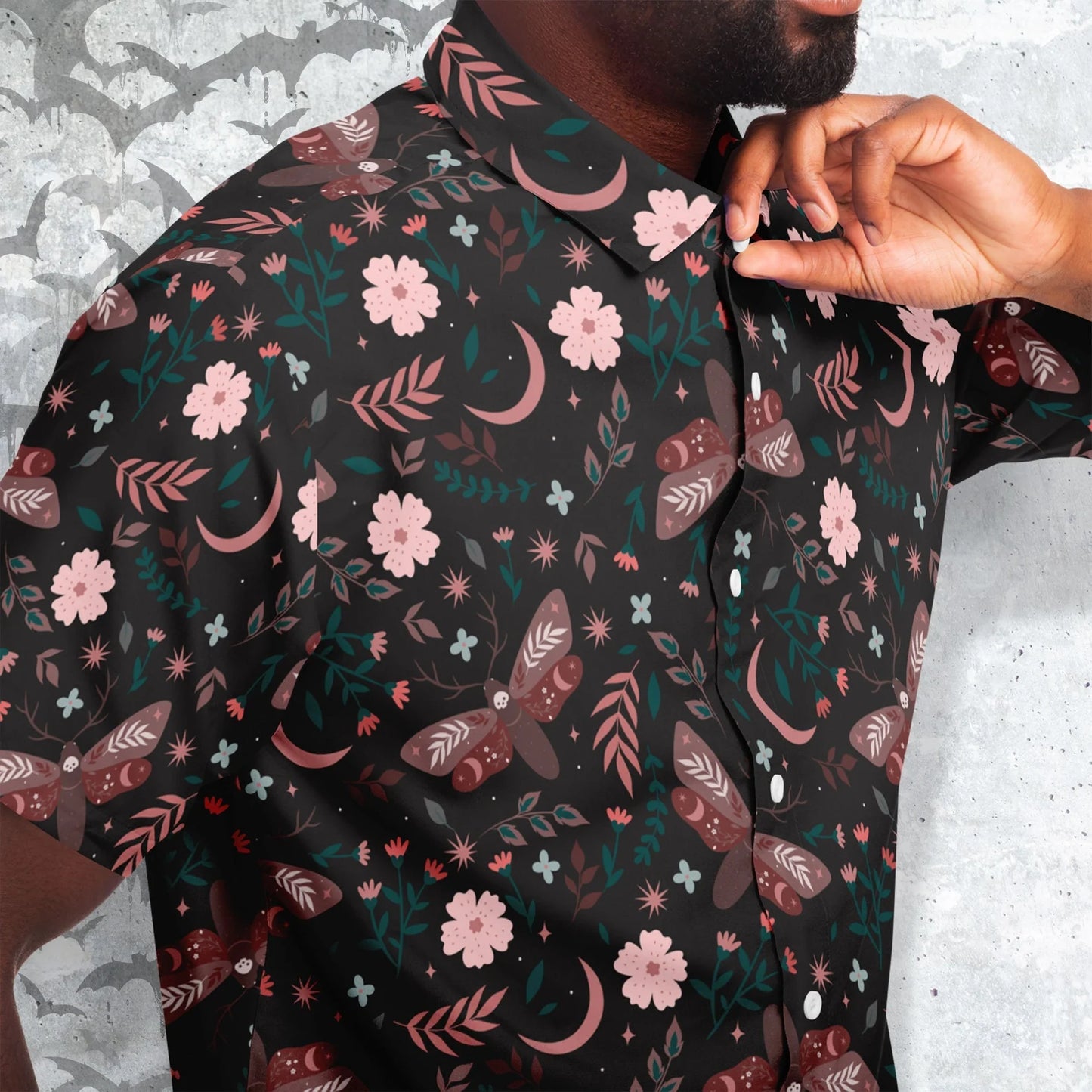 Sweet druid short sleeve button-up shirt