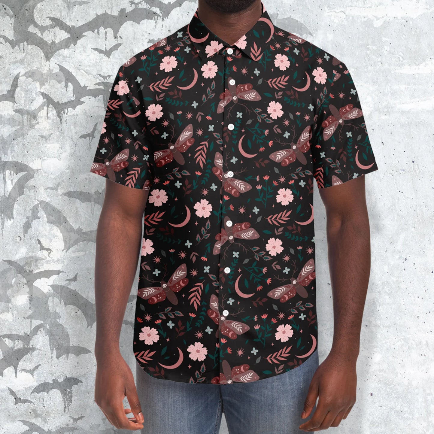 Sweet druid short sleeve button-up shirt