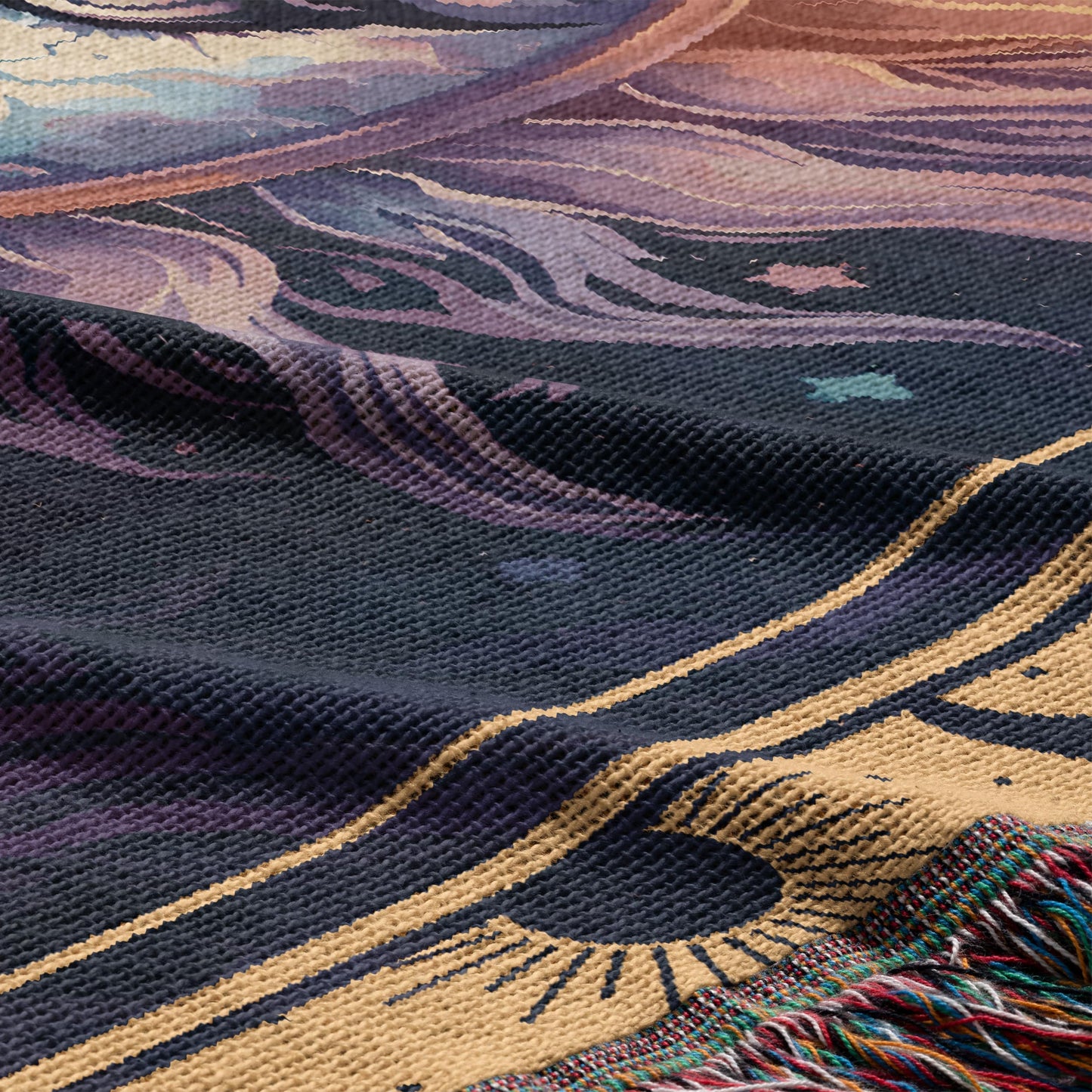 Tarot Sun Cotton Woven Blankets