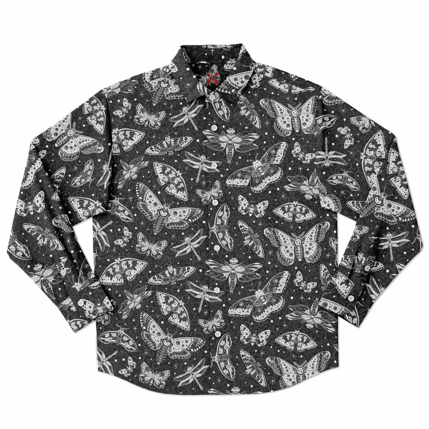 Luna Creatures Long Sleeve Button Shirt