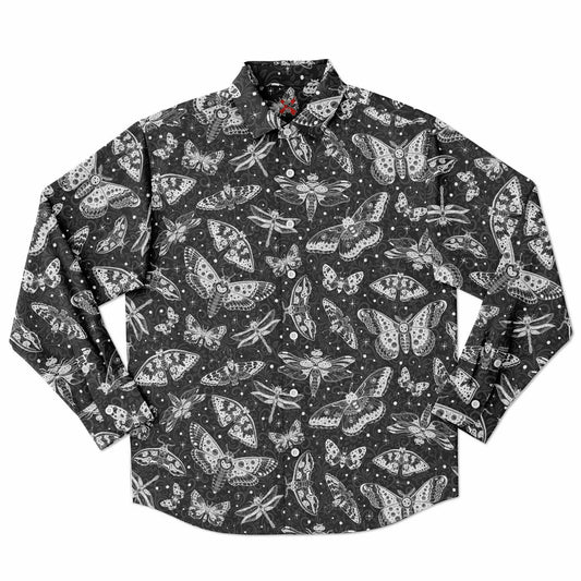 Luna Creatures Long Sleeve Button Shirt