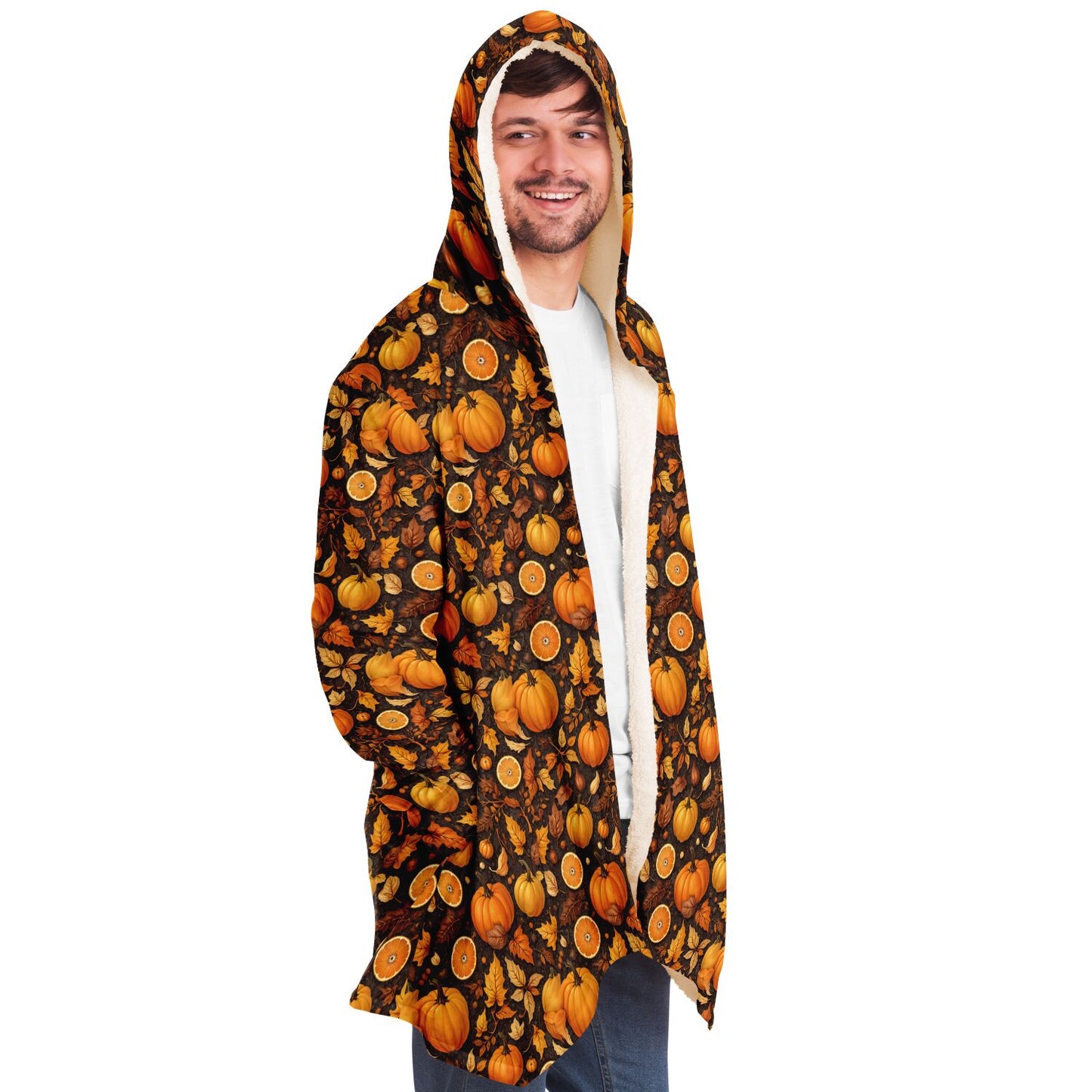 Fall Season Microfleece Cloak