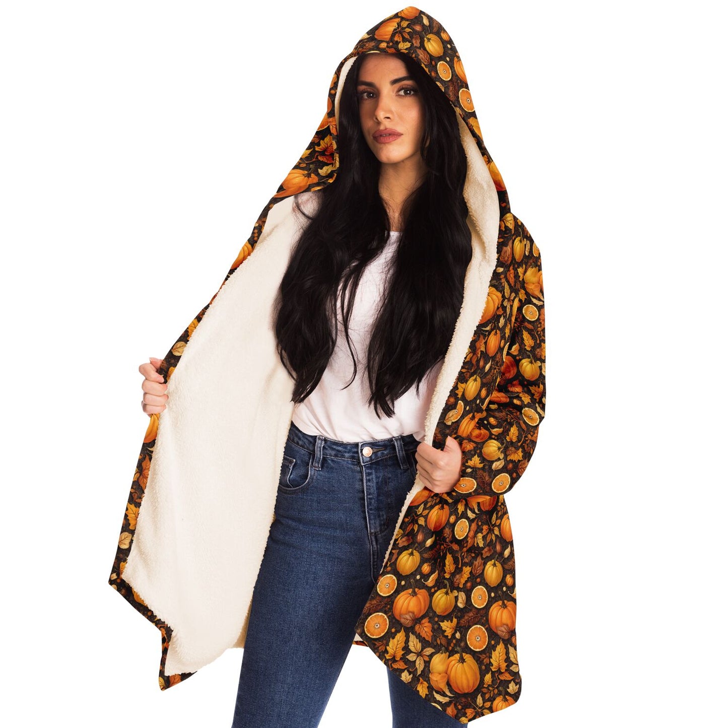 Fall Season Microfleece Cloak