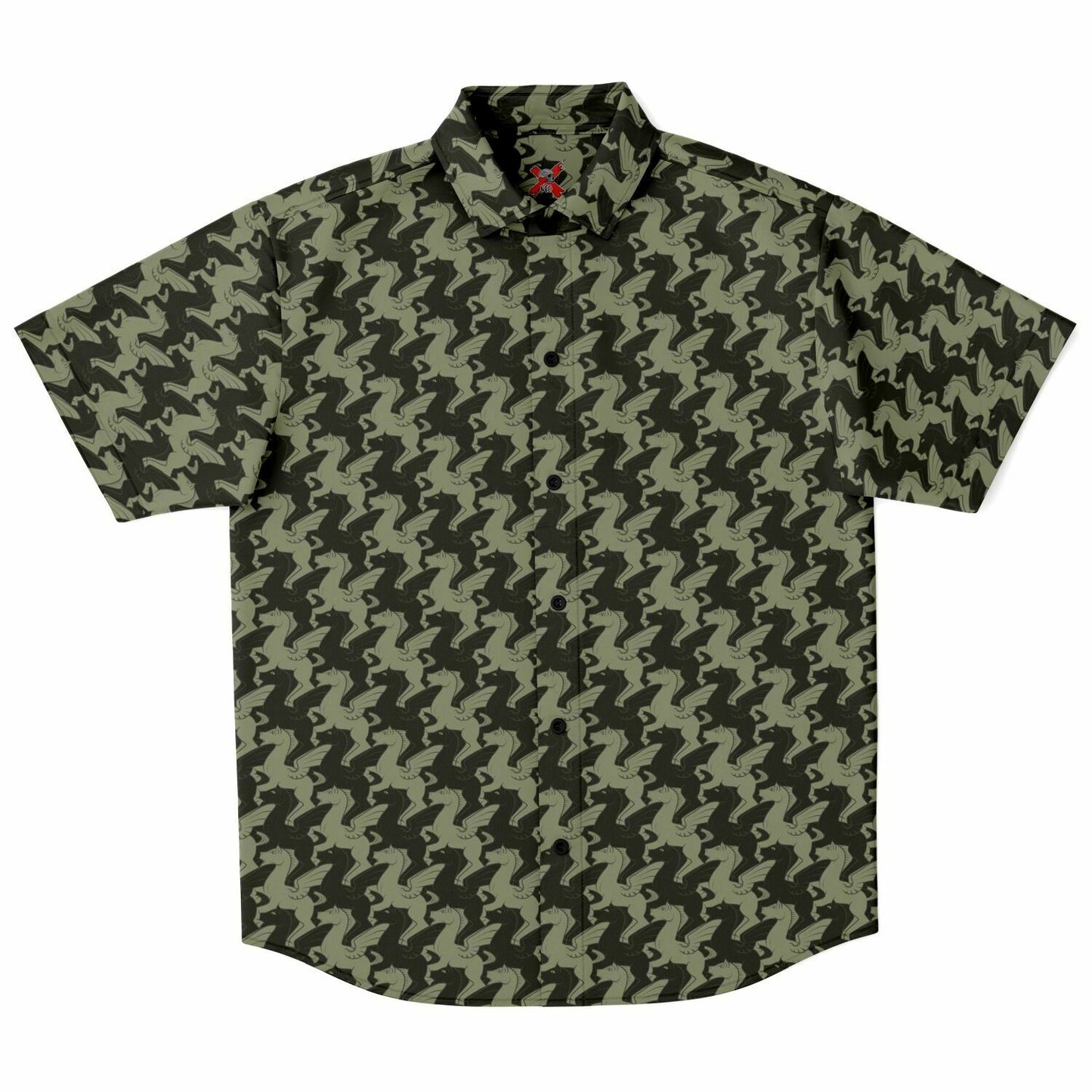 Pegasus Short Sleeve Button-up Shirt