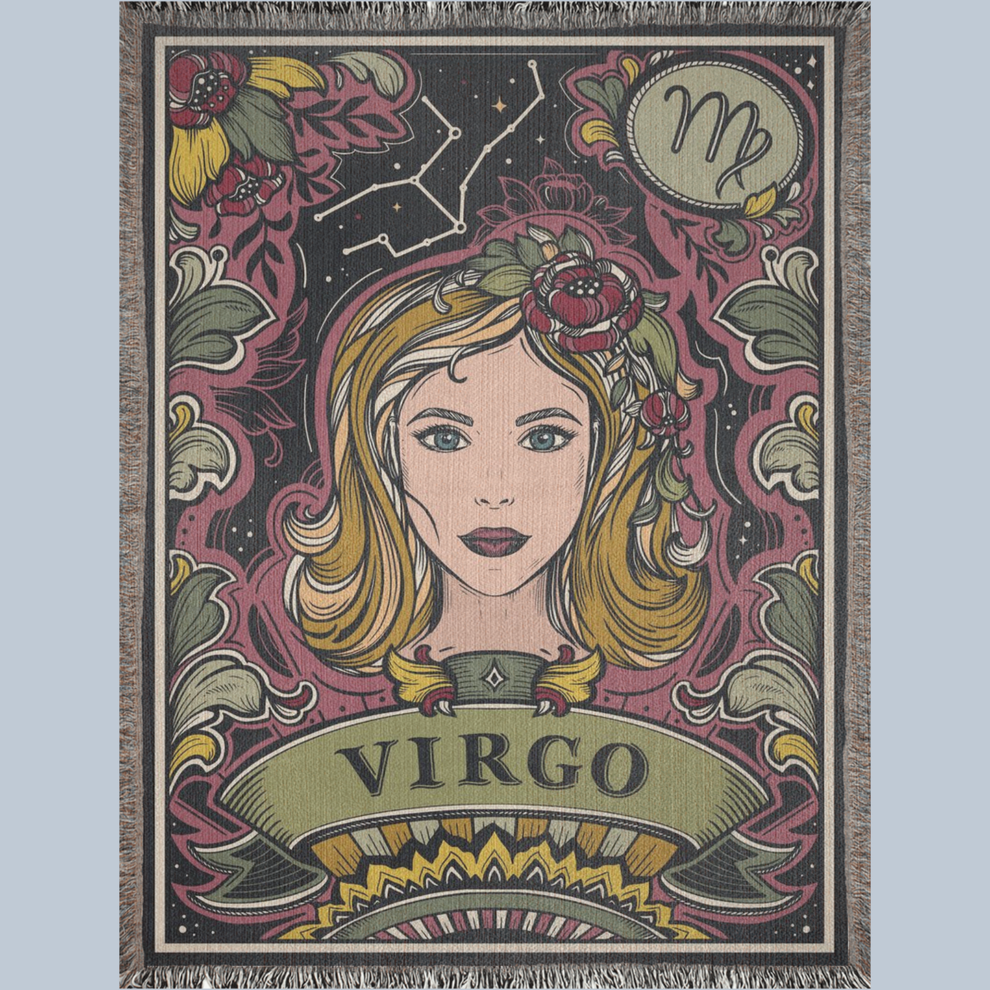 Woven Blankets Zodiac Virgo - NeoSkull