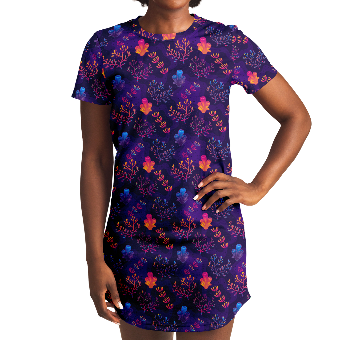 Coral Reef T-Shirt Dress