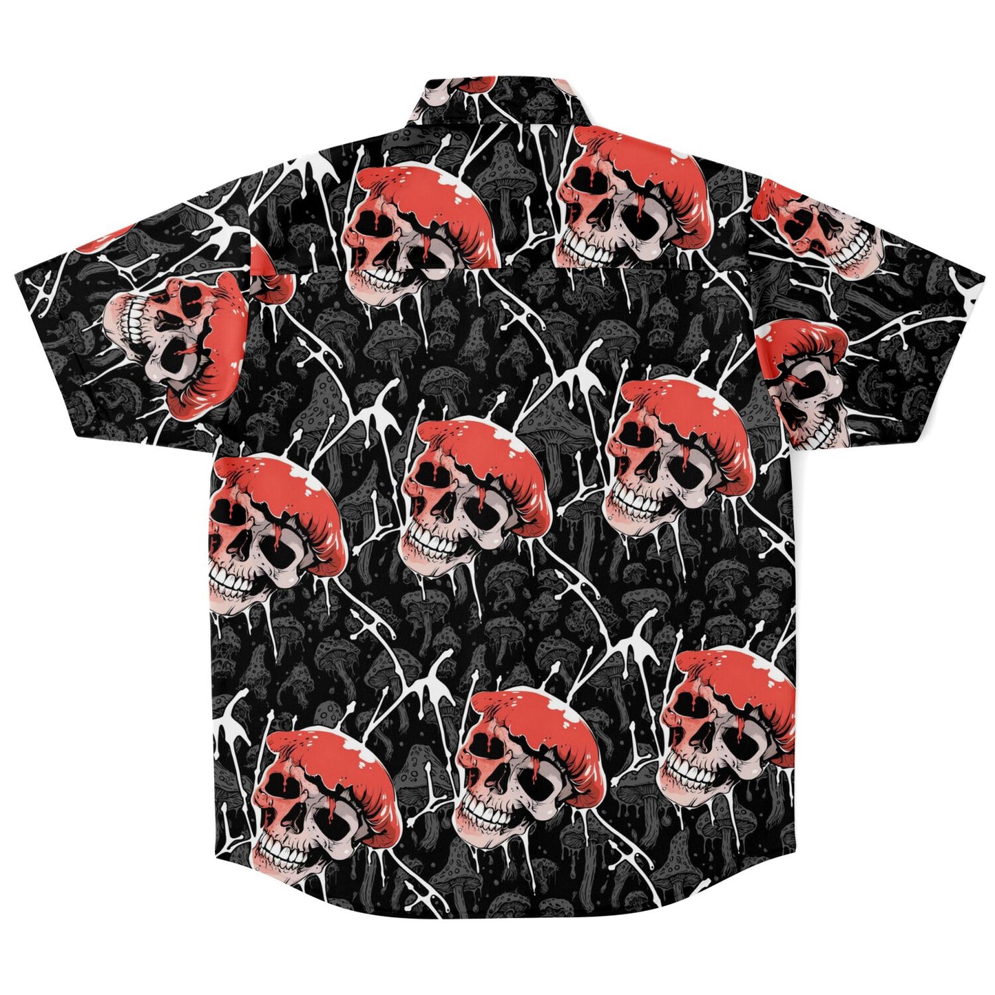 Mycotic Meltdown Short Sleeve Button-up Shirt - NeoSkull