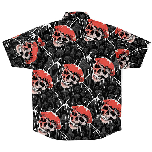 Mycotic Meltdown Short Sleeve Button-up Shirt - NeoSkull