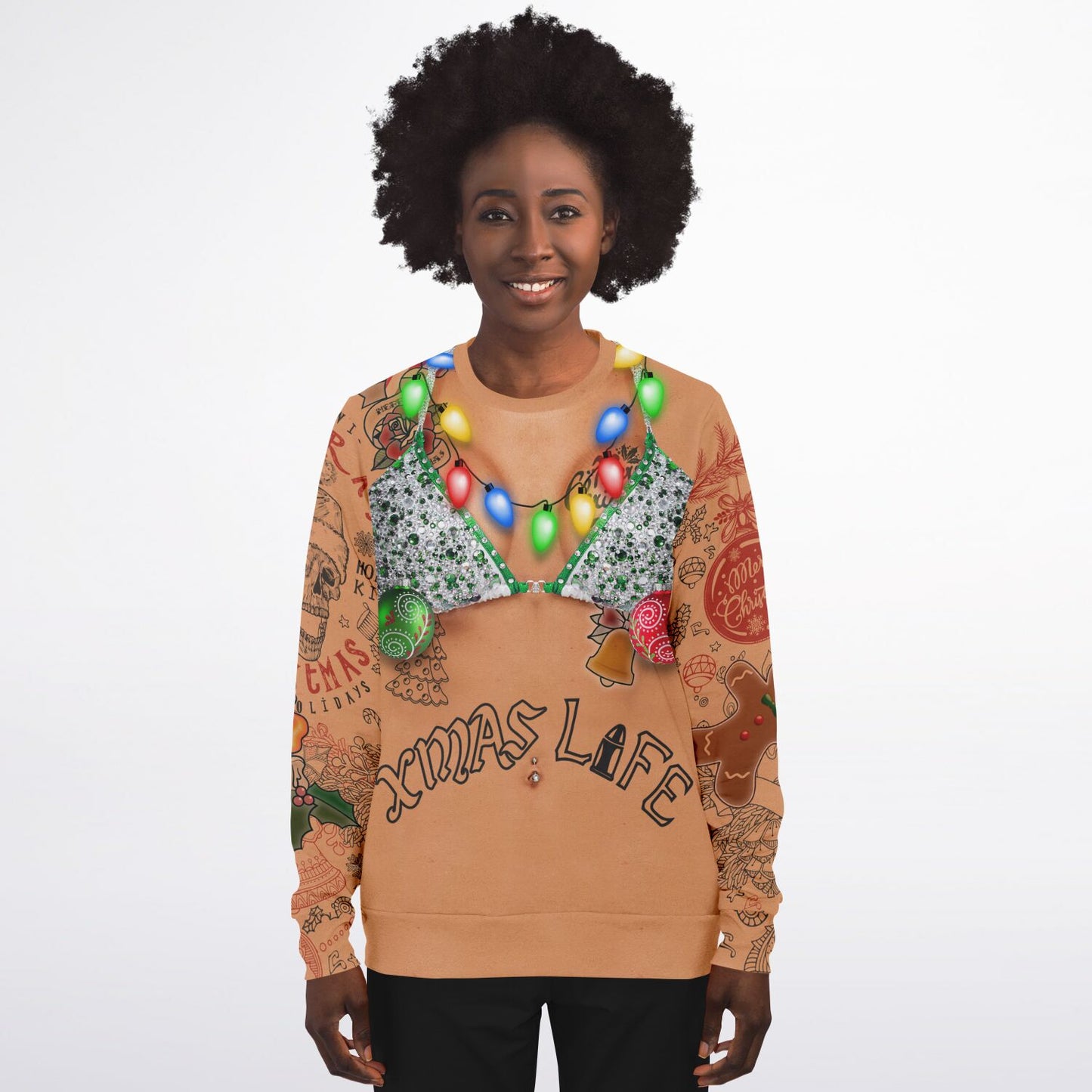 Christmas Beach body Sweatshirt