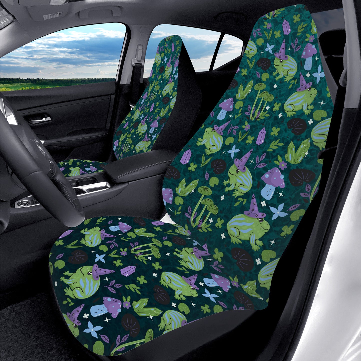 Magic Swamp Car Seat Covers - NeoSkull