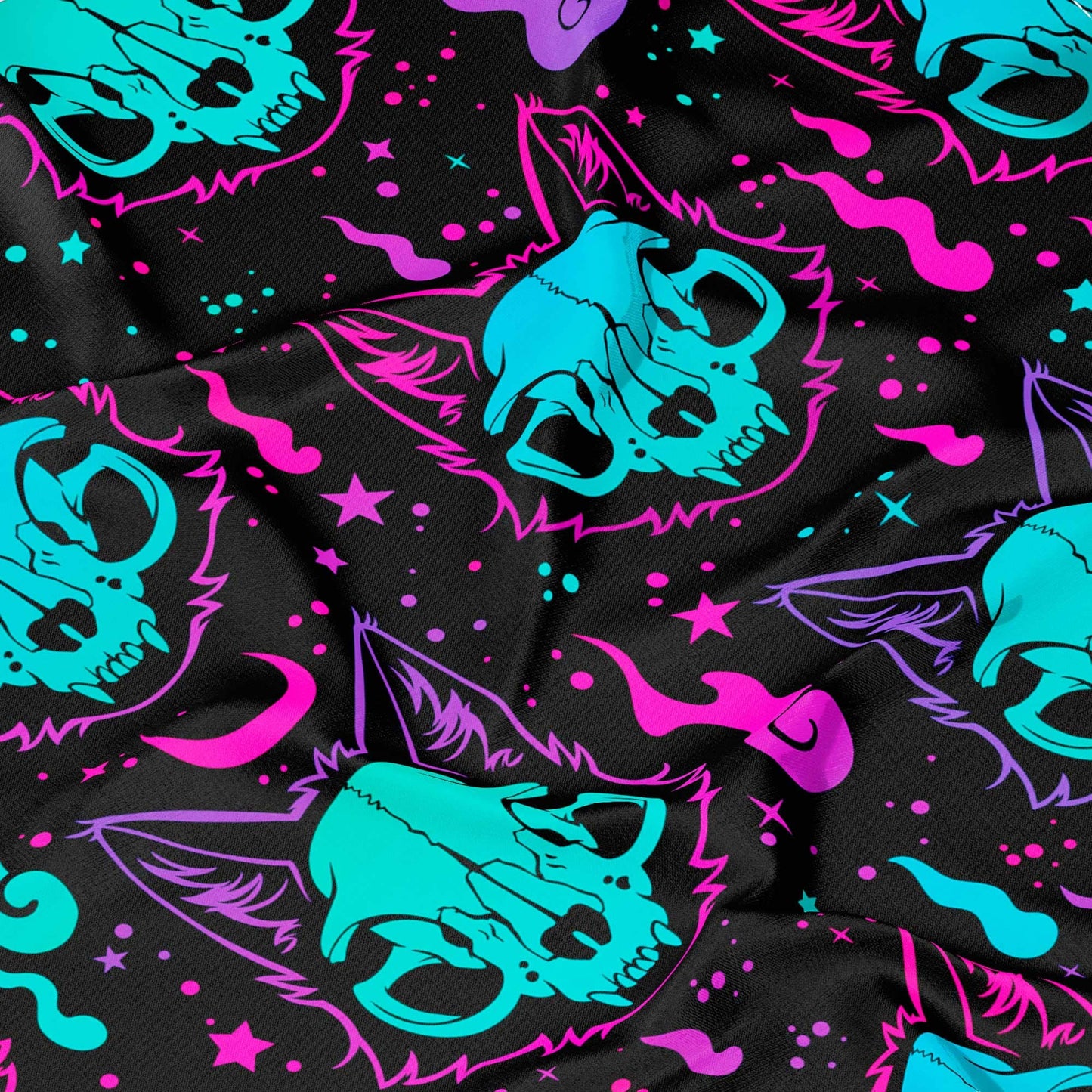 Cat Spirit Short Sleeve Button-up Shirt