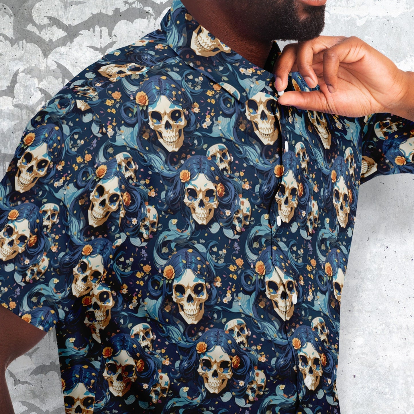 Beauty Remains Short Sleeve Button-up Shirt