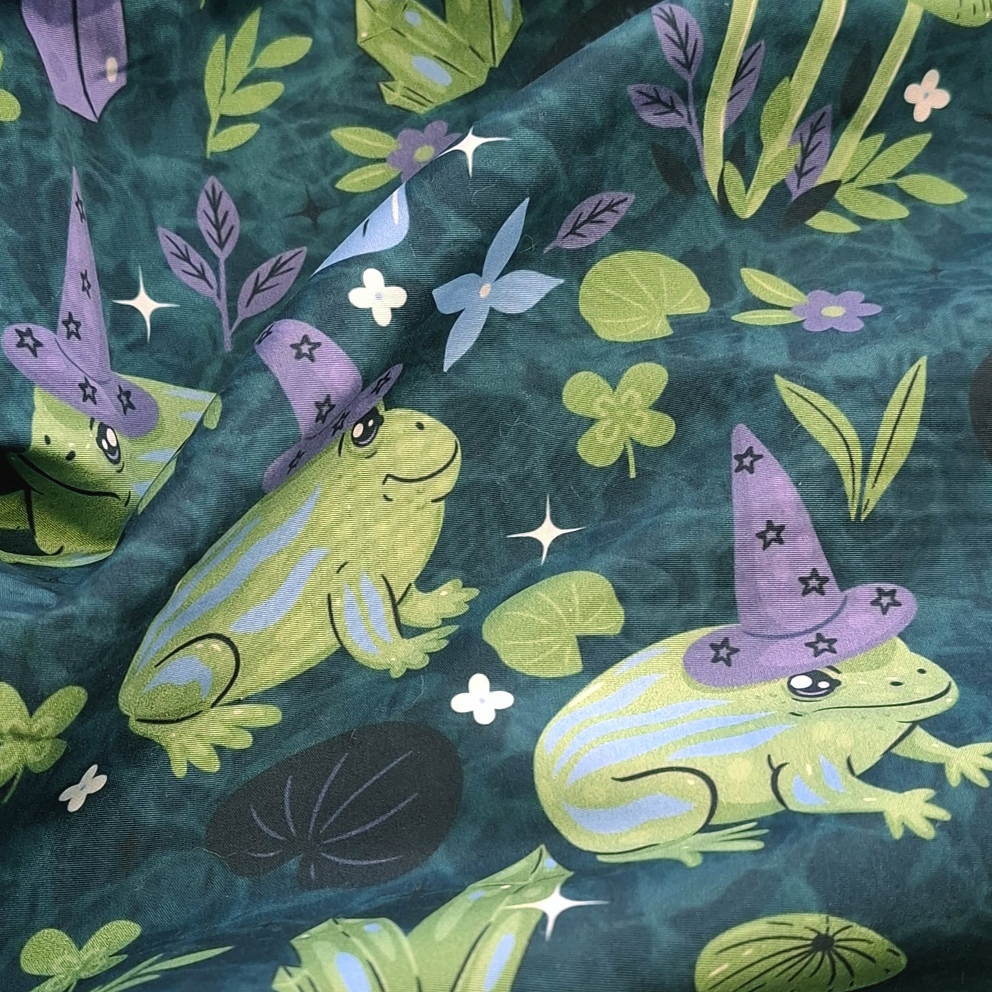 Magic frog textile