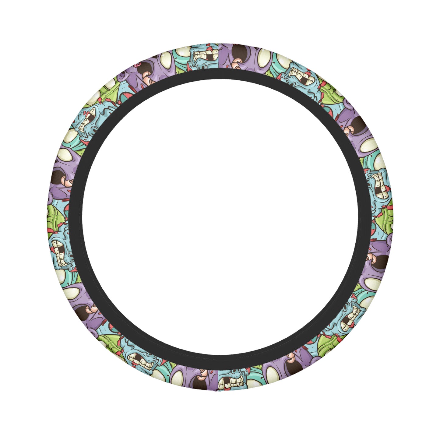 Zombie Horde Elastic Steering Wheel Cover