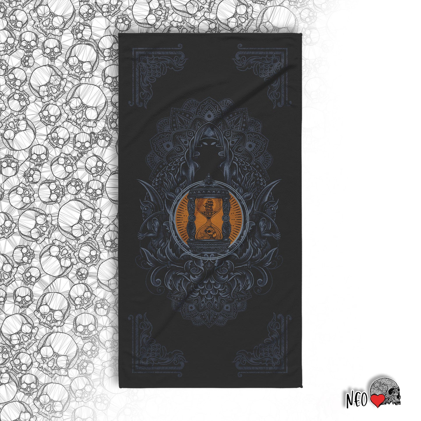 gothic sandwatch beach towel