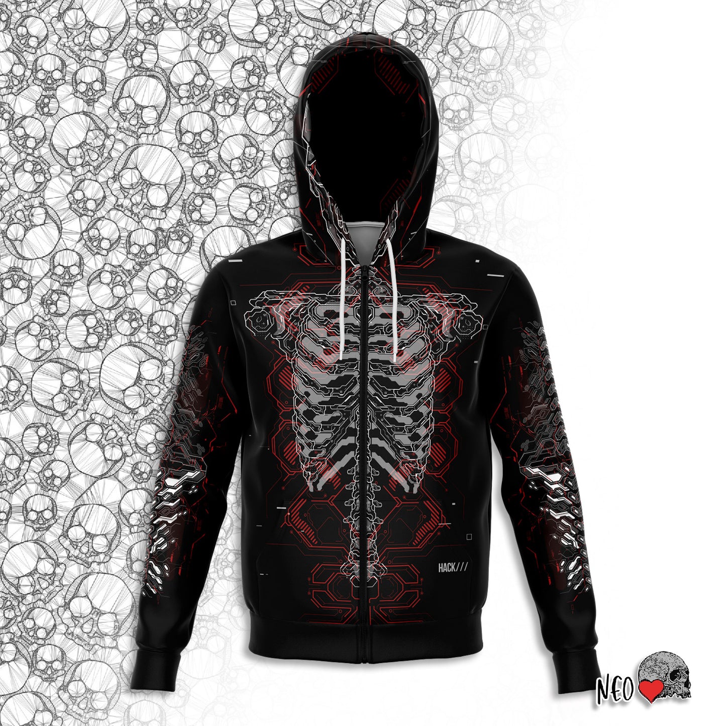 Anonymous Cyberwear Zip-up Hoodie