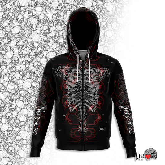 Anonymous Cyberwear Zip-up Hoodie