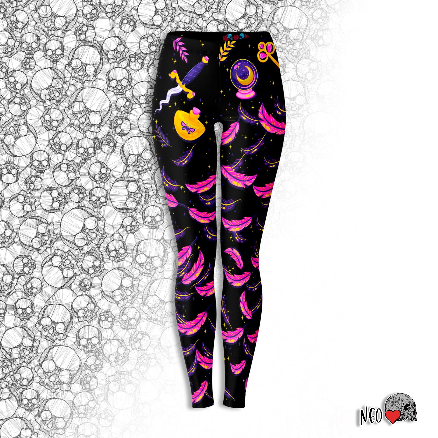 Dark Tale Magic Leggings - NeoSkull