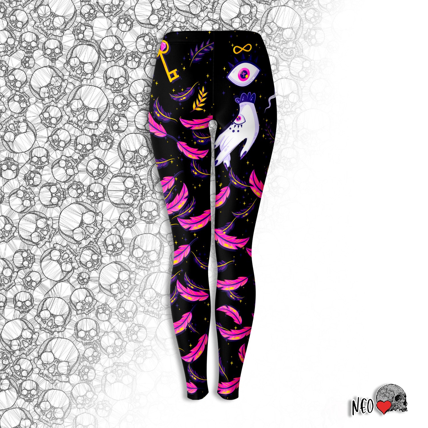 Dark Tale Magic Leggings - NeoSkull