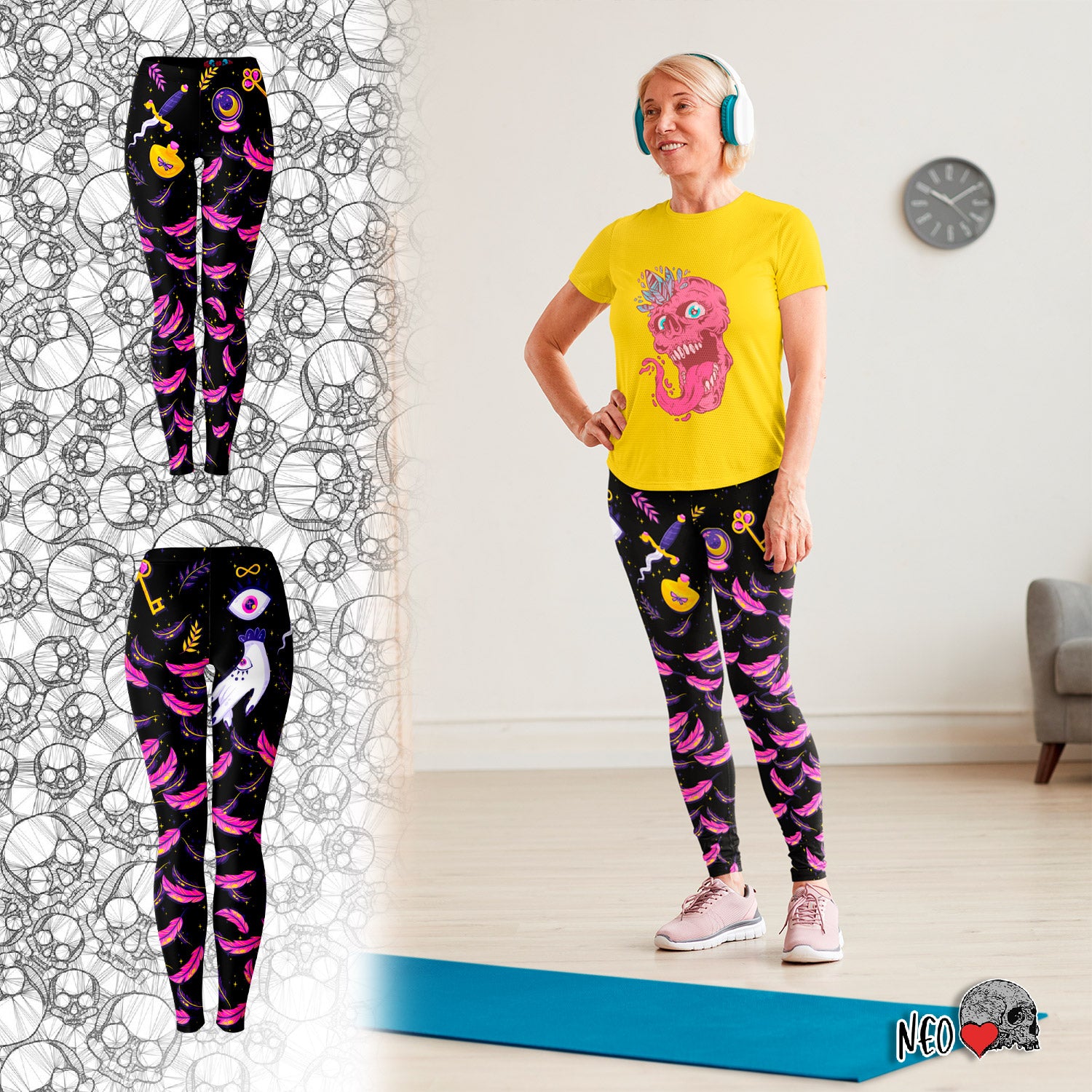 Dark Tale Magic Leggings - NeoSkull