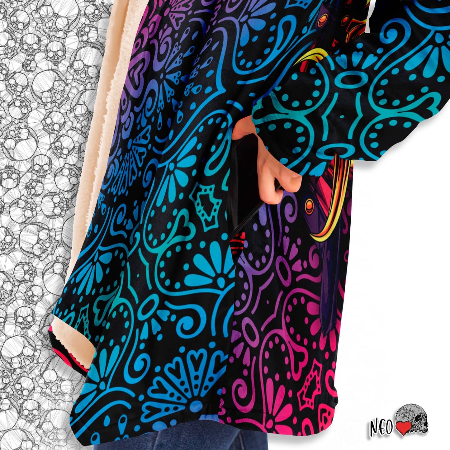 Mecha Mascot Hooded Cloak - NeoSkull