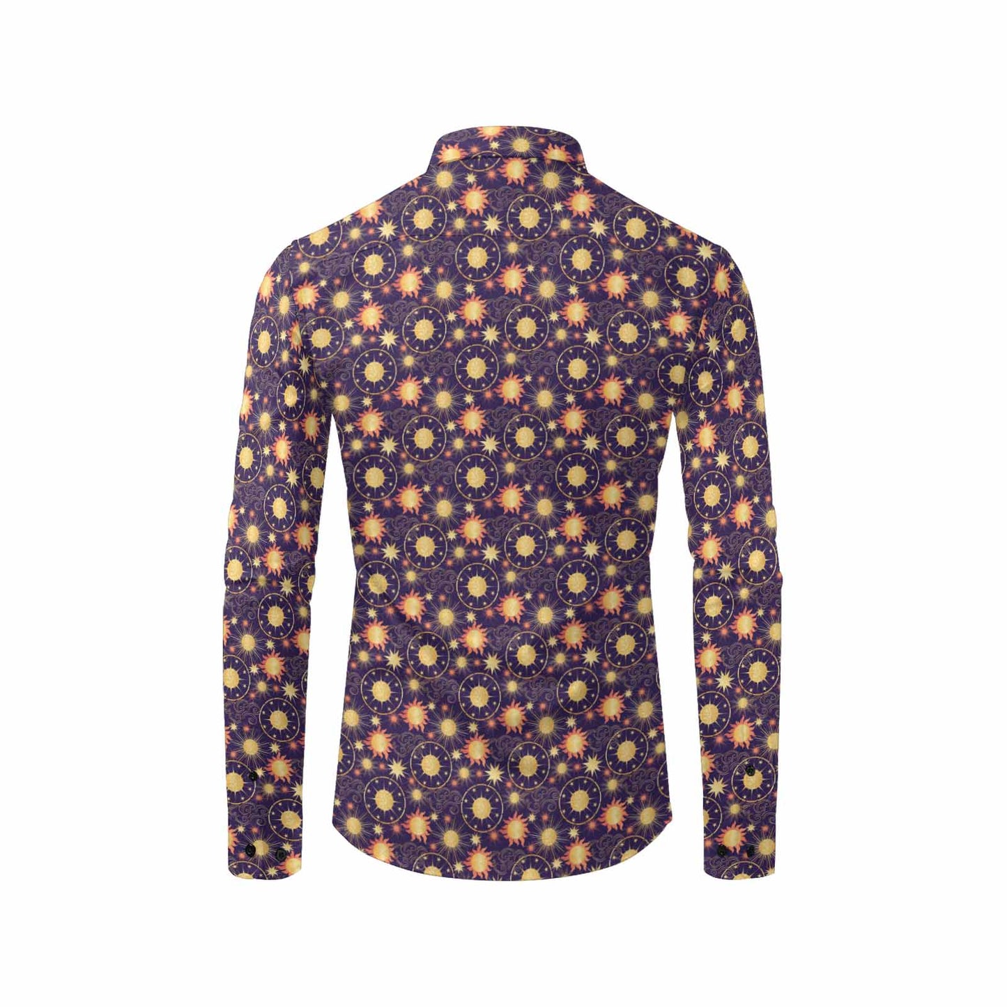 Sun and Planet Long Sleeve Shirt (Without Pocket)