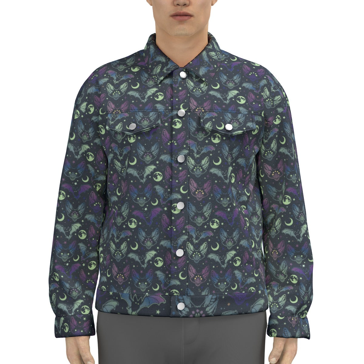 Creepy Bats Lapel Jacket