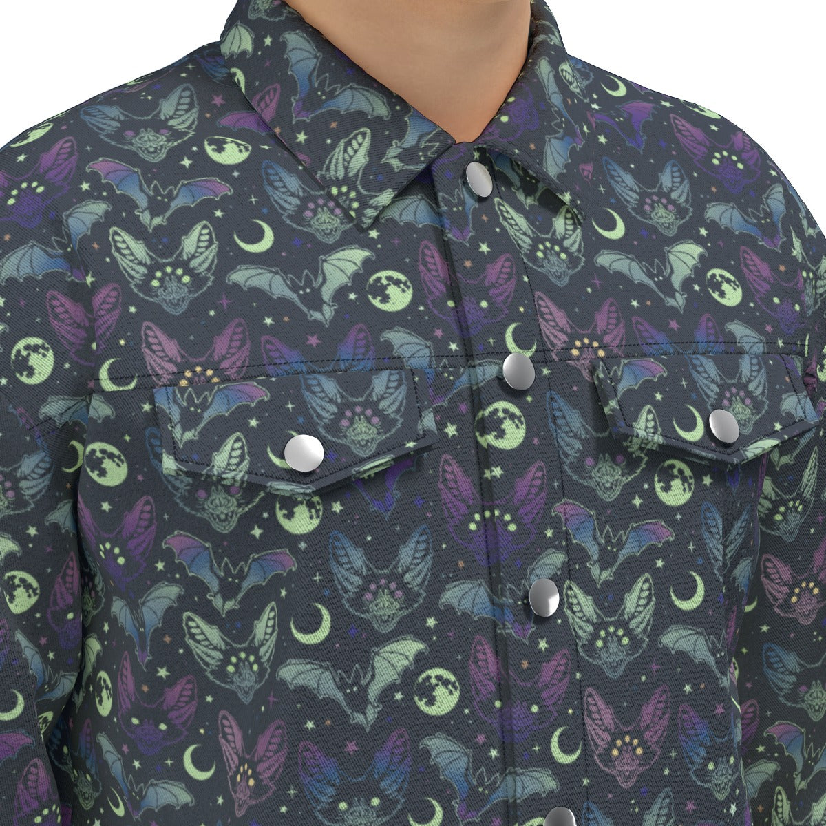 Creepy Bats Lapel Jacket