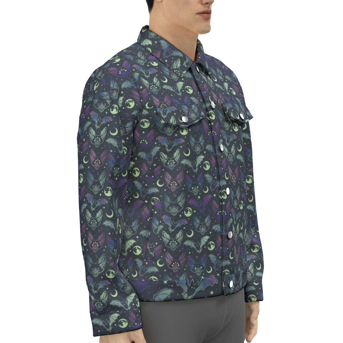Creepy Bats Lapel Jacket