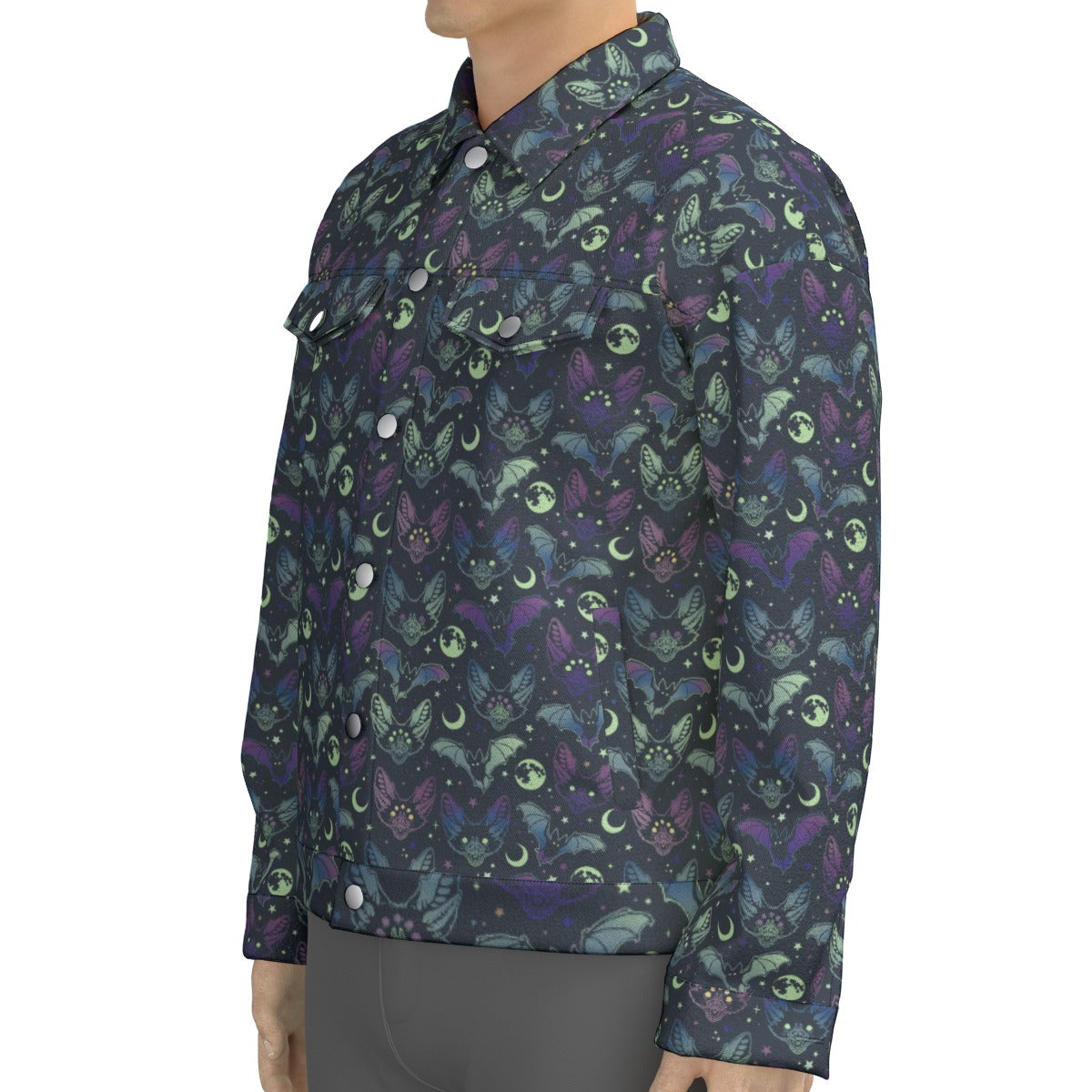 Creepy Bats Lapel Jacket