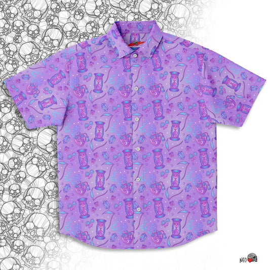 pastel goth kawaii button down shirt unisex - neoskull