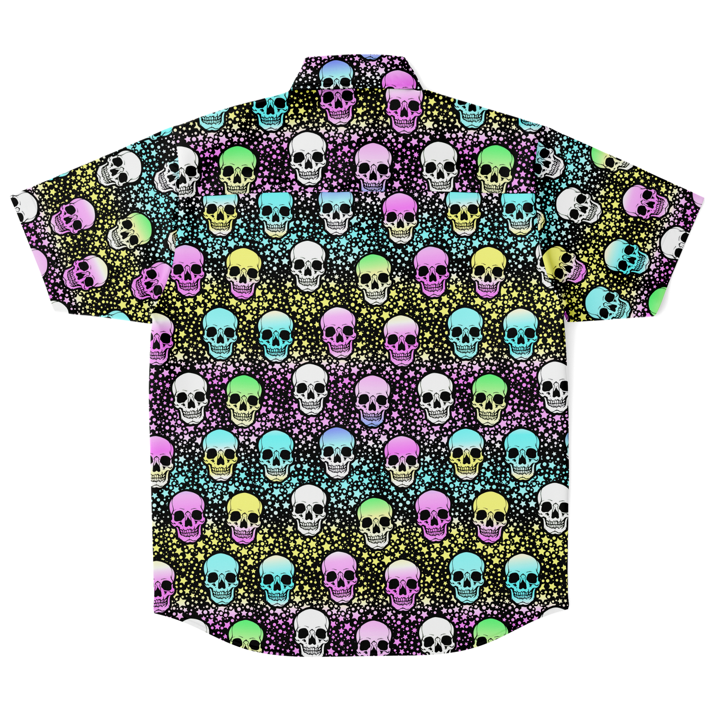 Pale Face Skull Button Up shirt