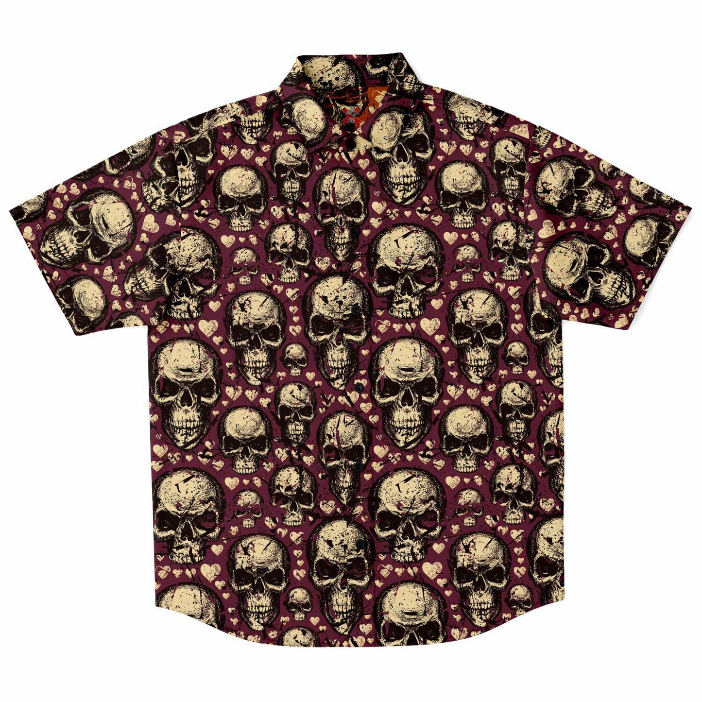 My Love short sleeve button-up shirt