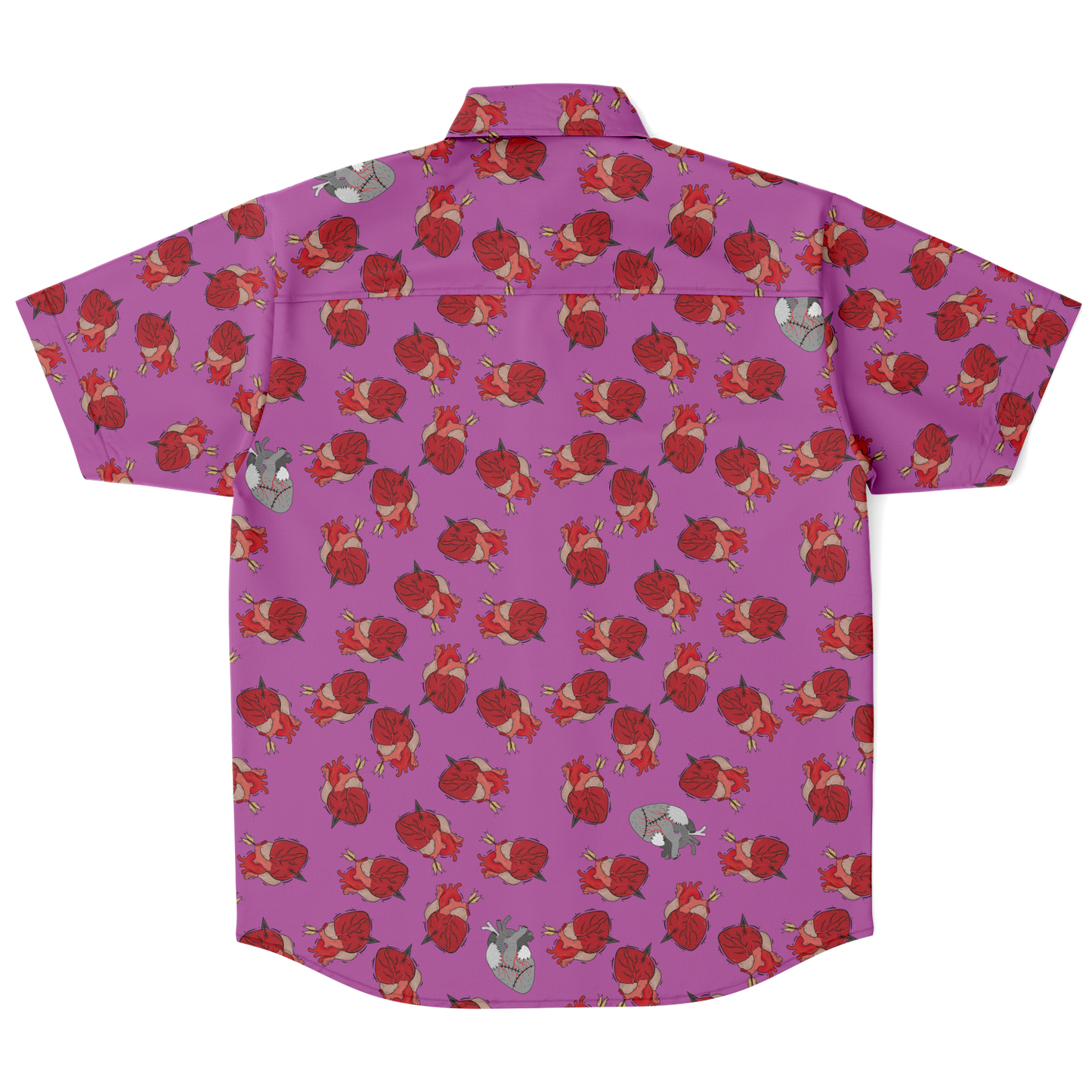 Dead Hearts short sleeve button down shirt