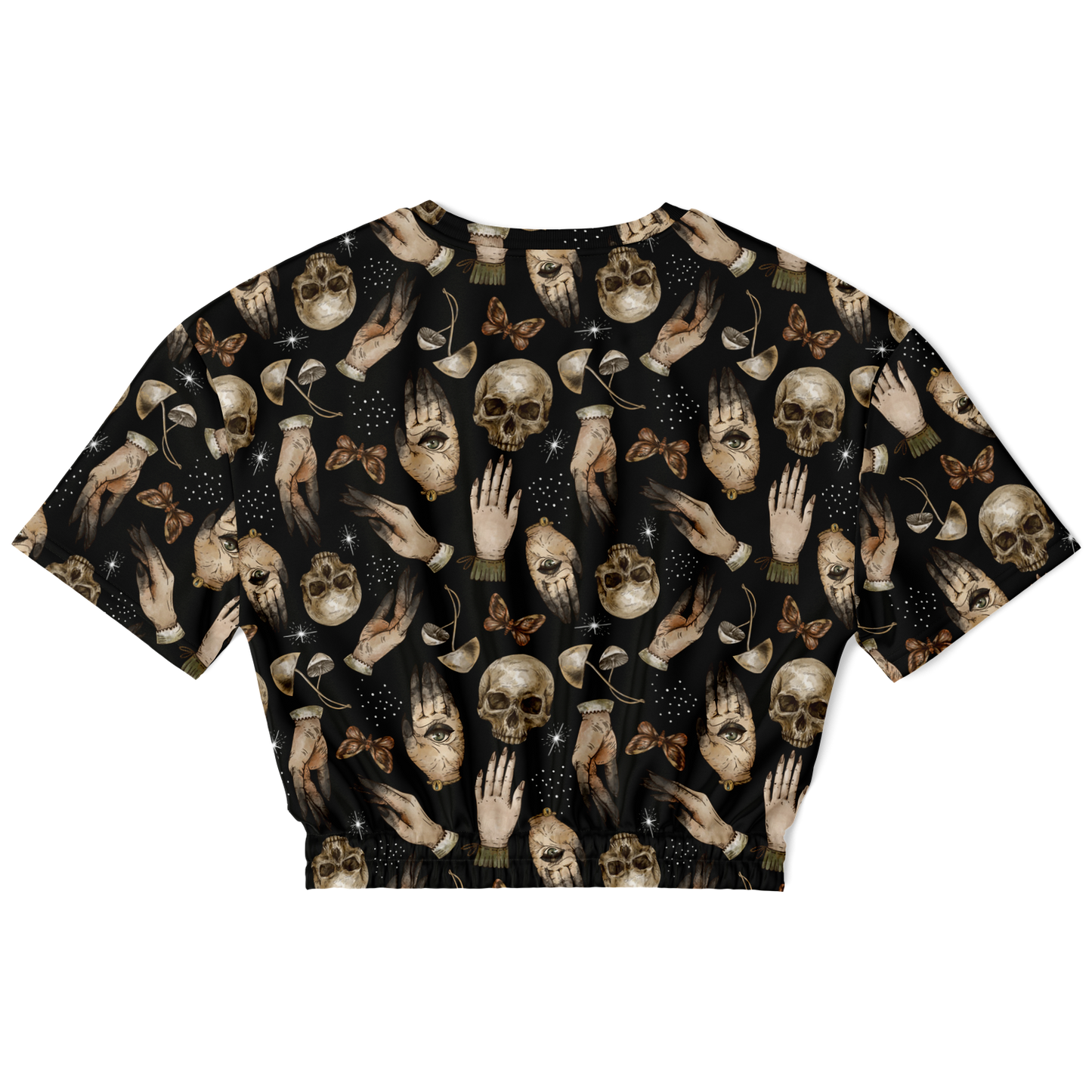 Dark Magic cropped short sleeve sweatshirt - NeoSkull